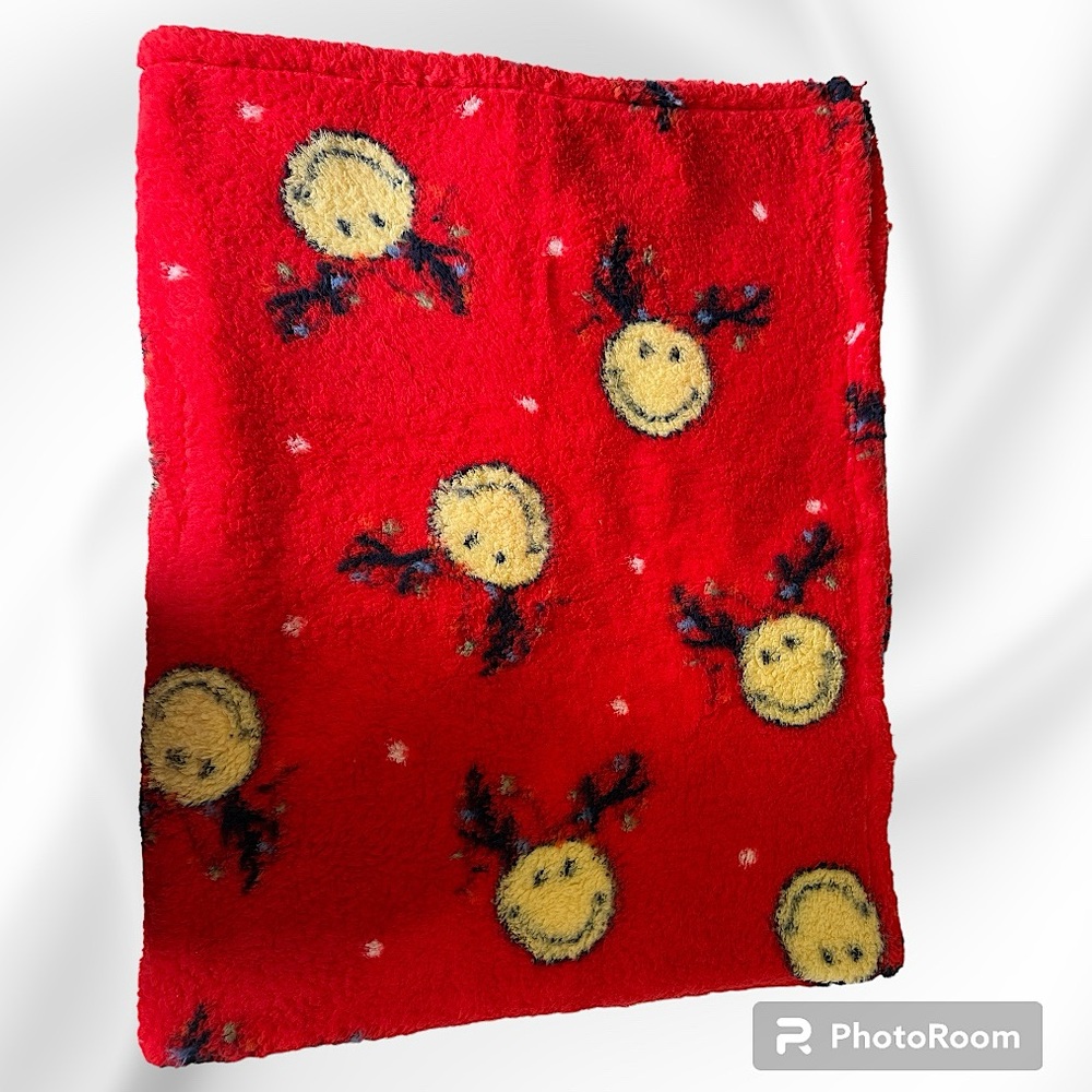 50X60” smiley Throw